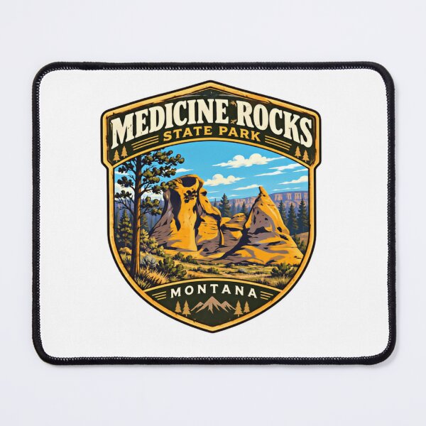 Item preview, Medicine Rocks State Park Montana Travel Souvenir Visitor designed and sold by RetroMini2026.