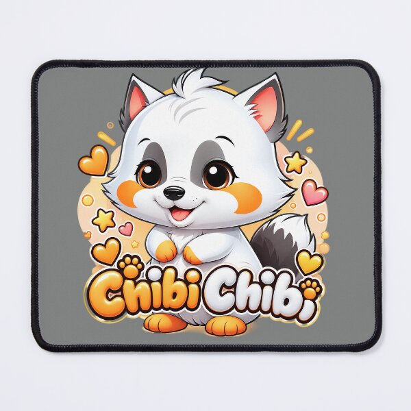 Item preview, Cute Chibi Puppy – Adorable Kawaii Pet with Hearts & Stars designed and sold by IMuDesigner.