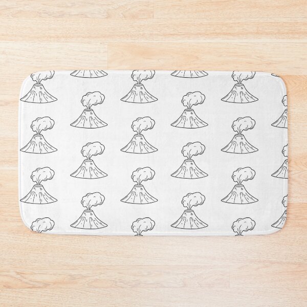 Item preview, A volcano crater releasing smoke into the sky designed and sold by rasagamastore.