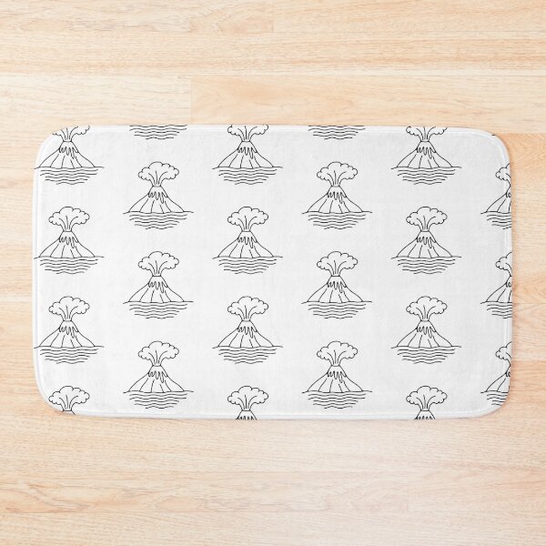 Item preview, A volcano forming a new island in the ocean designed and sold by rasagamastore.