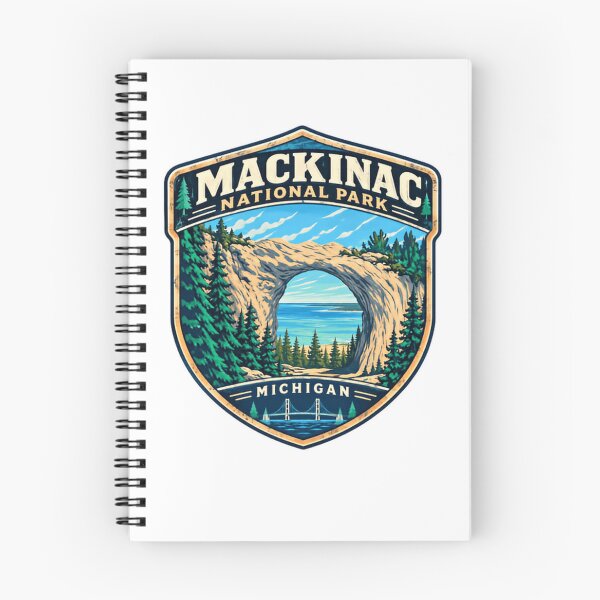 Item preview, Mackinac National Park Michigan Travel Souvenir designed and sold by RetroMini2026.