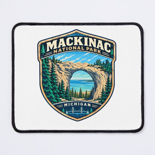 Item preview, Mackinac National Park Michigan Travel Souvenir designed and sold by RetroMini2026.