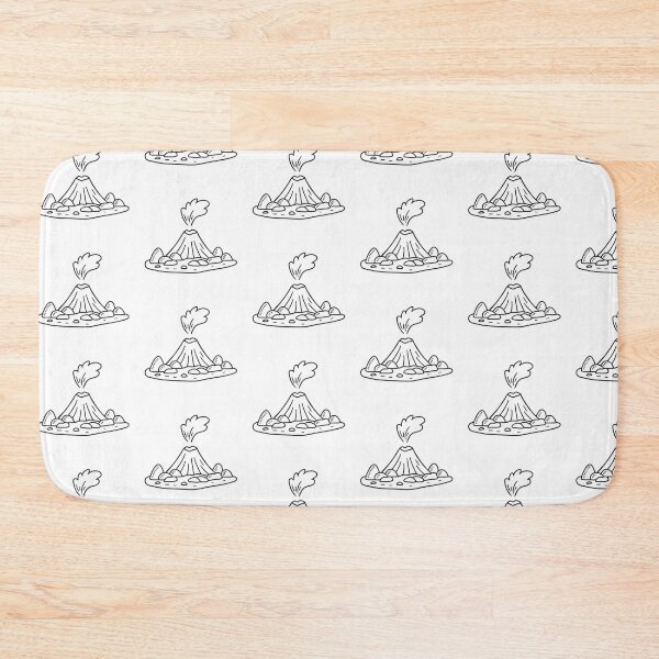 Item preview, A volcano surrounded by rocky terrain and ash designed and sold by rasagamastore.