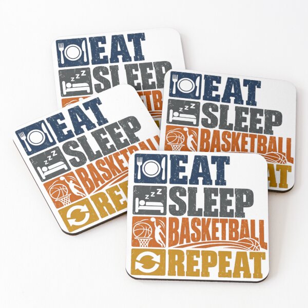 Item preview, Eat Sleep Basketball Repeat Basketball Player Fan designed and sold by SEEM-drawing.