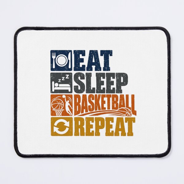 Item preview, Eat Sleep Basketball Repeat Basketball Player Fan designed and sold by SEEM-drawing.