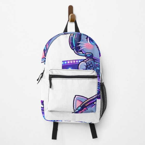 Item preview, Cute Gamer Cat Neon Gaming Setup designed and sold by Avenuse style.