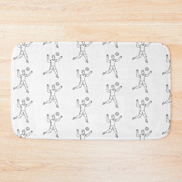 Item preview, A volleyball player jumping to spike the ball designed and sold by rasagamastore.