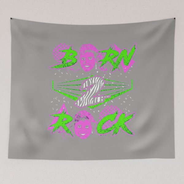 Item preview, 1 BORN 2 ROCK 80s Retro Neon Wrestling Style-52 designed and sold by WerneBeer.