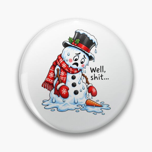 Item preview, Well Shit SnowMan Christmas designed and sold by Galactic-Stoner.