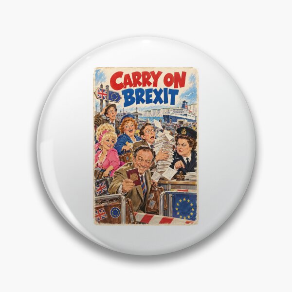 Item preview, Carry On Brexit – Cheeky British Comedy Parody designed and sold by ChickenFund.