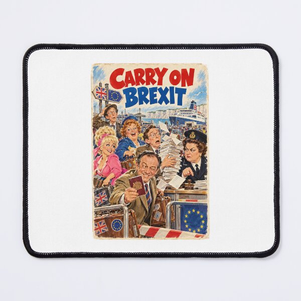 Item preview, Carry On Brexit – Cheeky British Comedy Parody designed and sold by ChickenFund.