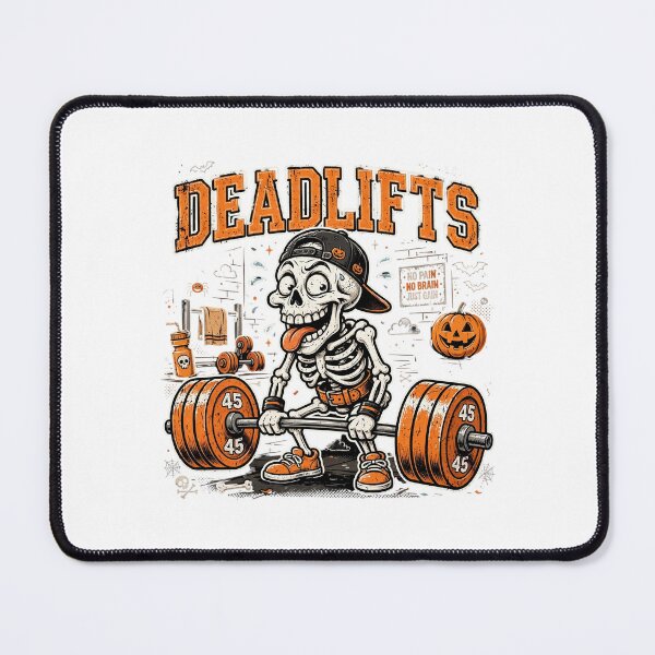 Item preview, Deadlifts - Funny Halloween Skeleton Gym Design designed and sold by D-Int.