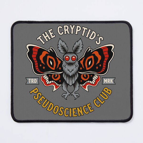Item preview, Cryptid Pseudoscience Club Tattoo designed and sold by Fictional Ink Society.