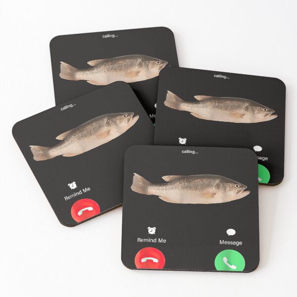 Item preview, Fih Calling Remind Me Message Decline Accept Phone Call Fish designed and sold by JohnVoll.