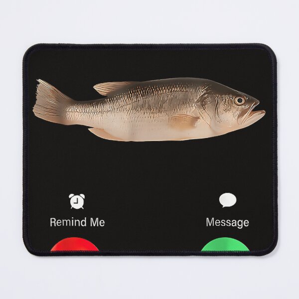 Item preview, Fih Calling Remind Me Message Decline Accept Phone Call Fish designed and sold by JohnVoll.