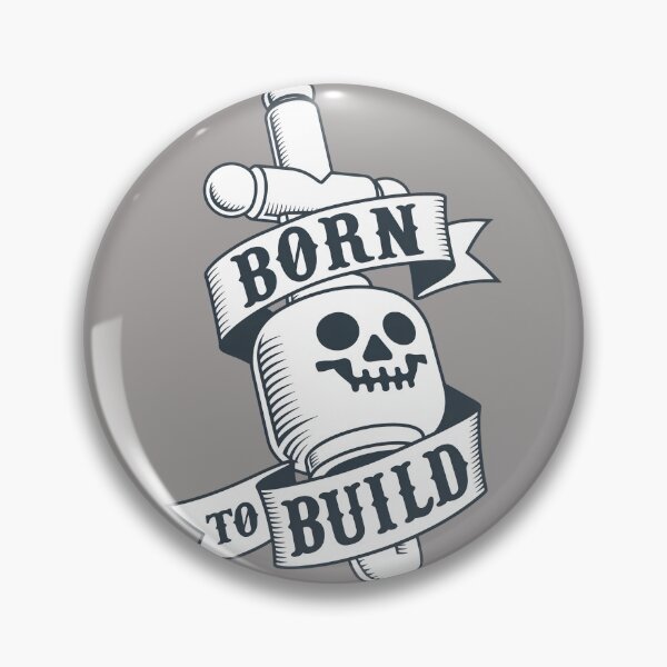 Item preview, Born To Build Skeleton Head Dagger Tattoo-91 designed and sold by WerneBeer.