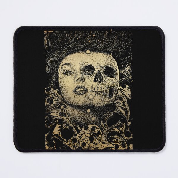 Item preview, Half Skull Face Surreal Portrait designed and sold by scenicware.