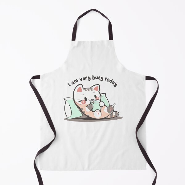 Item preview, I Am Very Busy Today Cute Kawaii Lazy Cat Phone Design designed and sold by JapanAnimeS3.