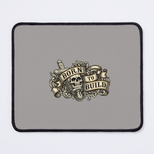 Item preview, Born To Build Skull Hammer Tattoo Style-53 designed and sold by WerneBeer.