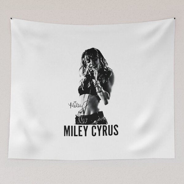 Item preview, Miley Cyrus Vintage Portrait Autograph Graphic designed and sold by TheCozyCarrier.