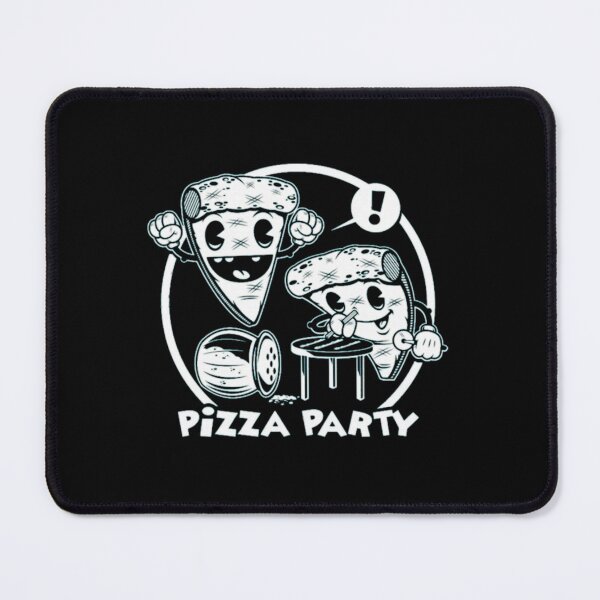 Item preview, Vintage Cartoon Pizza Party Retro Fast Food Art designed and sold by YolandeRuel.