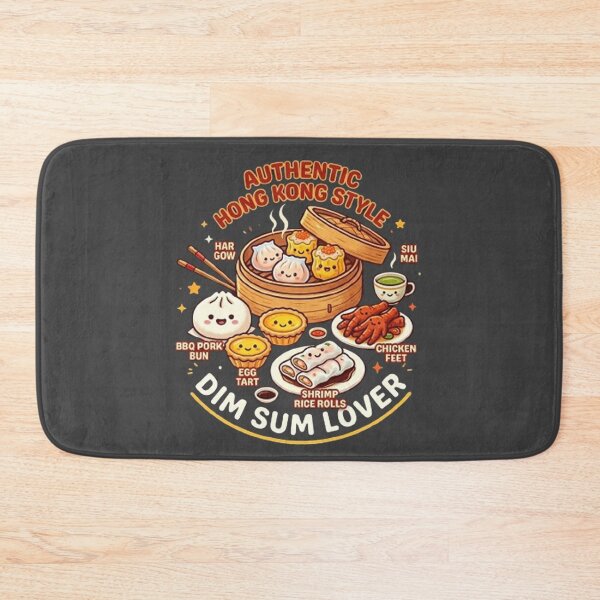 Item preview, Authentic Hong Kong Dim Sum Lover - Cute Asian Food Illustration designed and sold by PetalsPaws.