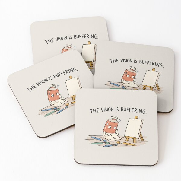 Item preview, The Vision Is Buffering | Funny Artist Procrastination Art designed and sold by MrDev.