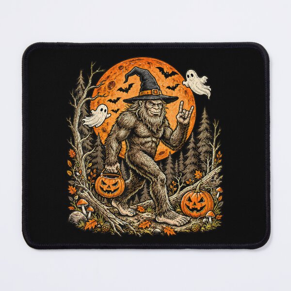 Item preview, Spooky Halloween Bigfoot Pumpkin Funny Halloween Sasquatch designed and sold by DuneHaicna.