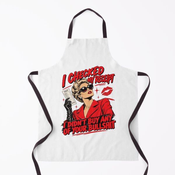 Item preview, I Checked My Receipt Sassy Pop Art Comic Vintage Design designed and sold by JapanAnimeS3.