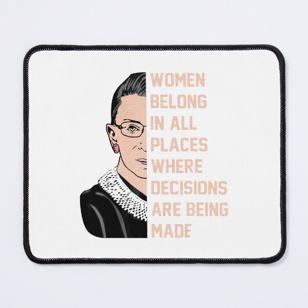 Item preview, Women Belong In All Places Where Decisions Are Being Made RGBG Art designed and sold by idungmampet.