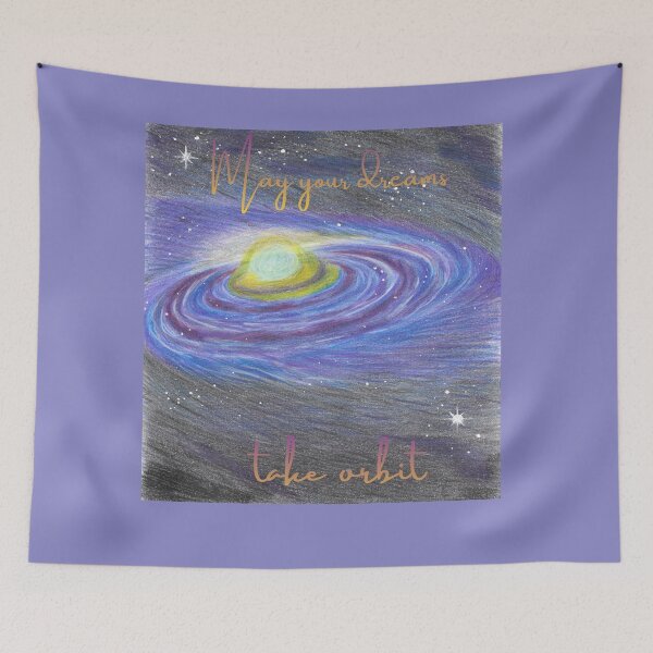 Item preview, May Your Dreams Take Orbit - Cosmic Dreams Art  designed and sold by Julia N.