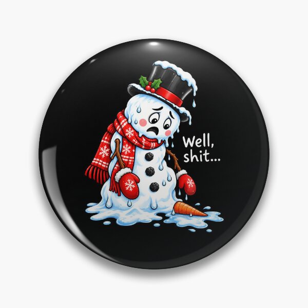 Item preview, Well Shit SnowMan Christmas designed and sold by Galactic-Stoner.