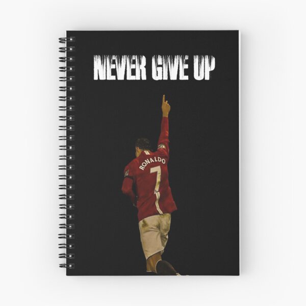 Item preview, Never Give Up Inspiring Motivational and Inspirational Gym Quotes Fitness Motivation Cristiano Ronaldo Celebration Portrait Famous Quotes designed and sold by Matt_Smith.