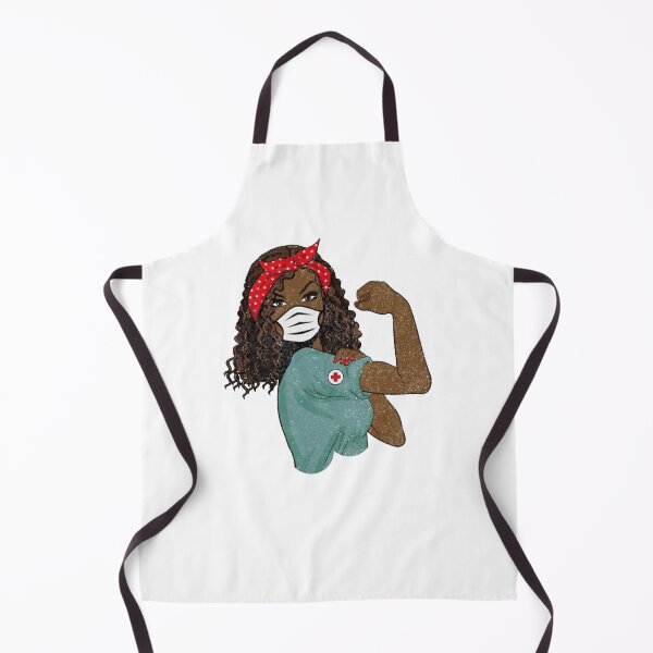 Item preview, Strong Black Nurse Masked Hero Healthcare Vibe Art designed and sold by YolandeRuel.