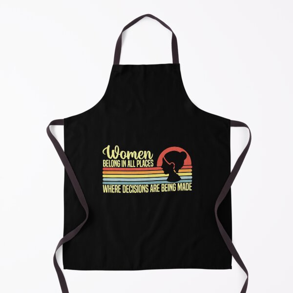 Item preview, Women Belong In All Places Retro Sunset Silhouette Art designed and sold by idungmampet.