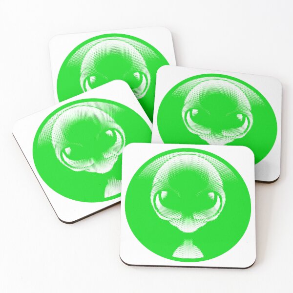 Item preview, Green Halftone Alien Head Pop Art designed and sold by HÉRCULES VERSIANI.