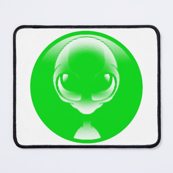Item preview, Green Halftone Alien Head Pop Art designed and sold by HÉRCULES VERSIANI.