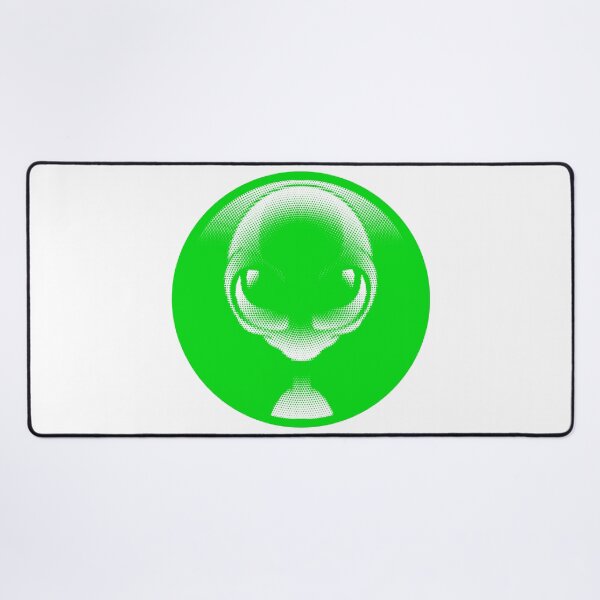 Item preview, Green Halftone Alien Head Pop Art designed and sold by HÉRCULES VERSIANI.