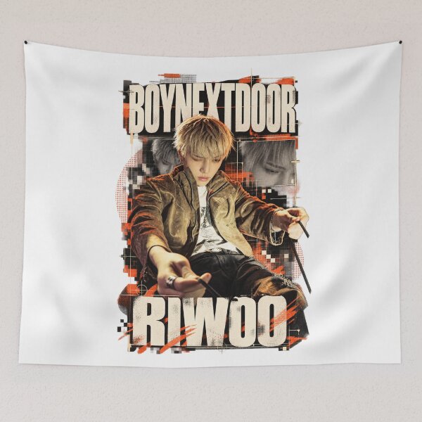 Item preview, Riwoo BOYNEXTDOOR Home Deluxe Portrait Illustration designed and sold by Valeree Store.