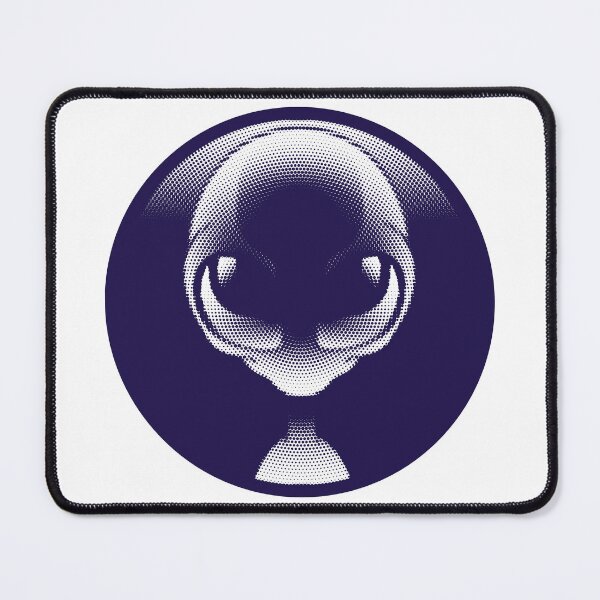 Item preview, Copy of Blue Halftone Alien Head Pop Art designed and sold by HÉRCULES VERSIANI.