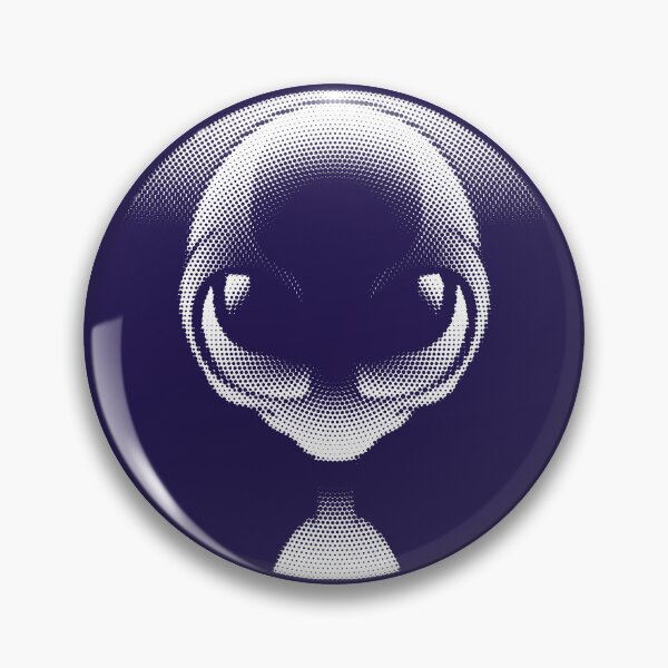 Item preview, Copy of Blue Halftone Alien Head Pop Art designed and sold by HÉRCULES VERSIANI.
