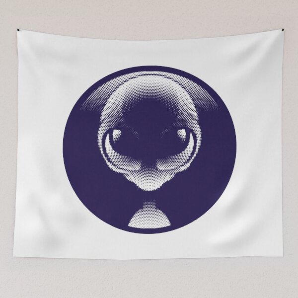 Item preview, Copy of Blue Halftone Alien Head Pop Art designed and sold by HÉRCULES VERSIANI.