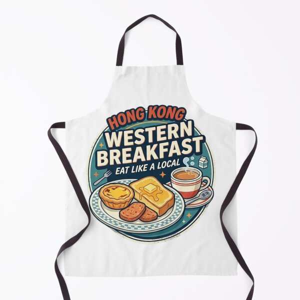 Item preview, Hong Kong Western Breakfast Eat Like A Local - Cha Chaan Teng Food Illustration designed and sold by PetalsPaws.