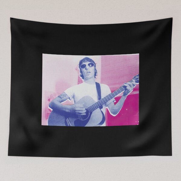Item preview, Elliott Smith Acoustic Guitar Vintage Portrait designed and sold by TheCozyCarrier.