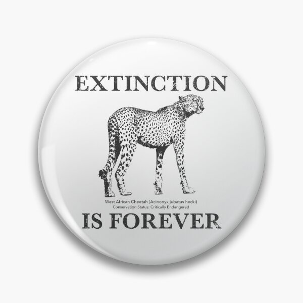 Item preview,  Extinction is Forever - Cheetah designed and sold by sugarsongart.