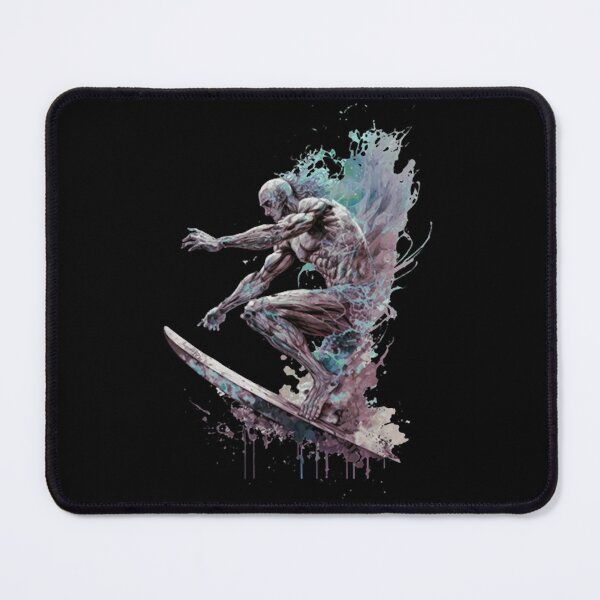 Item preview, Metallic Surfer Splatter Ink Comic Hero Cosmic Art designed and sold by YolandeRuel.