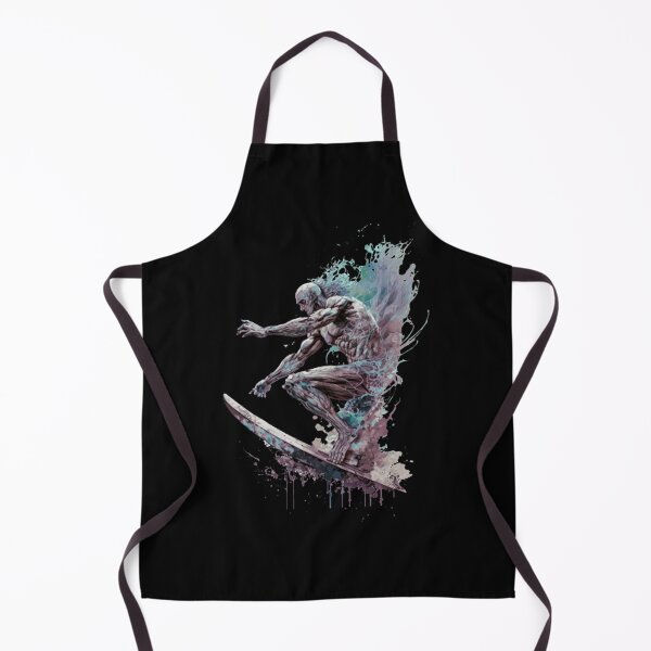 Item preview, Metallic Surfer Splatter Ink Comic Hero Cosmic Art designed and sold by YolandeRuel.