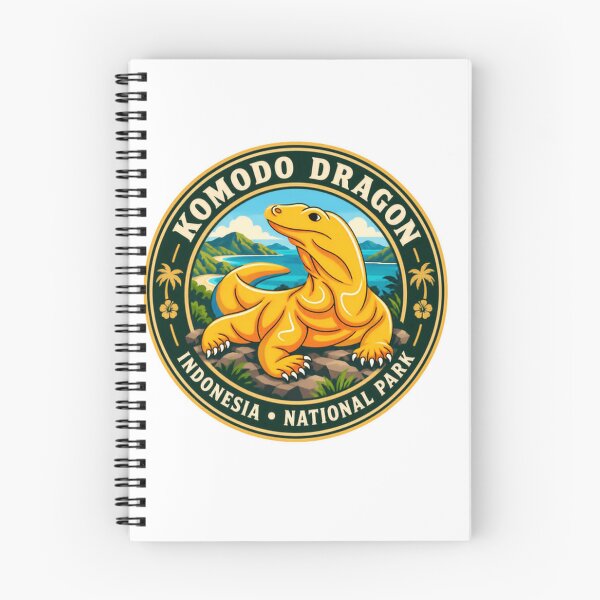 Item preview, Komodo Dragon Indonesia National Park Traveler Wildlife Souvenir designed and sold by Simsimah26Parks.