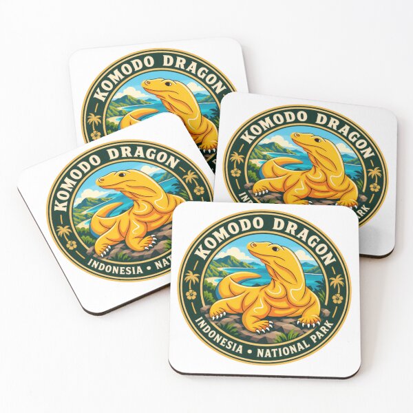 Item preview, Komodo Dragon Indonesia National Park Traveler Wildlife Souvenir designed and sold by Simsimah26Parks.