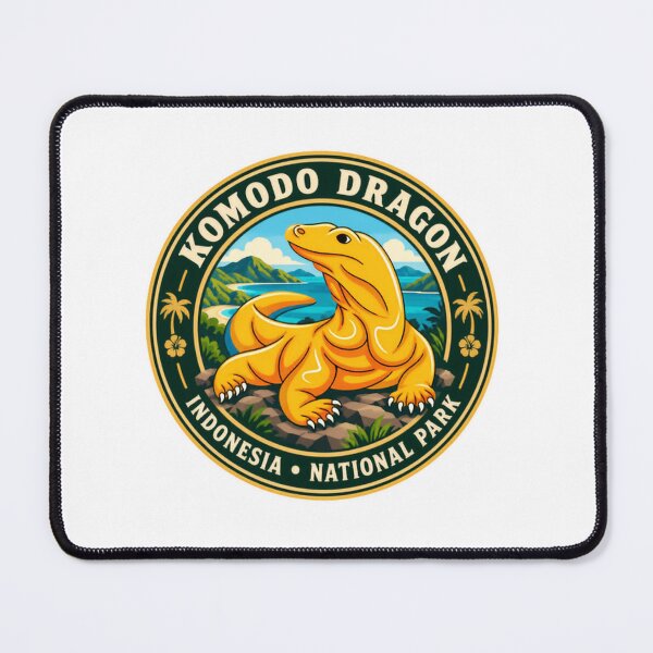 Item preview, Komodo Dragon Indonesia National Park Traveler Wildlife Souvenir designed and sold by Simsimah26Parks.